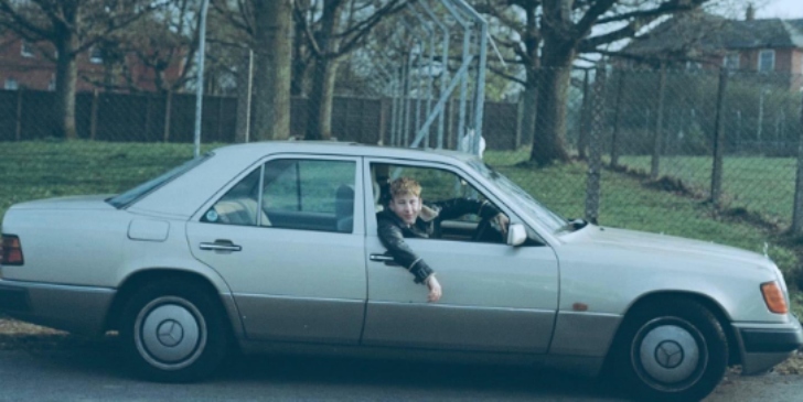 Barry Keoghan in his car